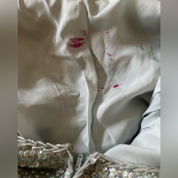 Vintage 1960’s blue sequin/beaded shell top - Picture 8 of 11